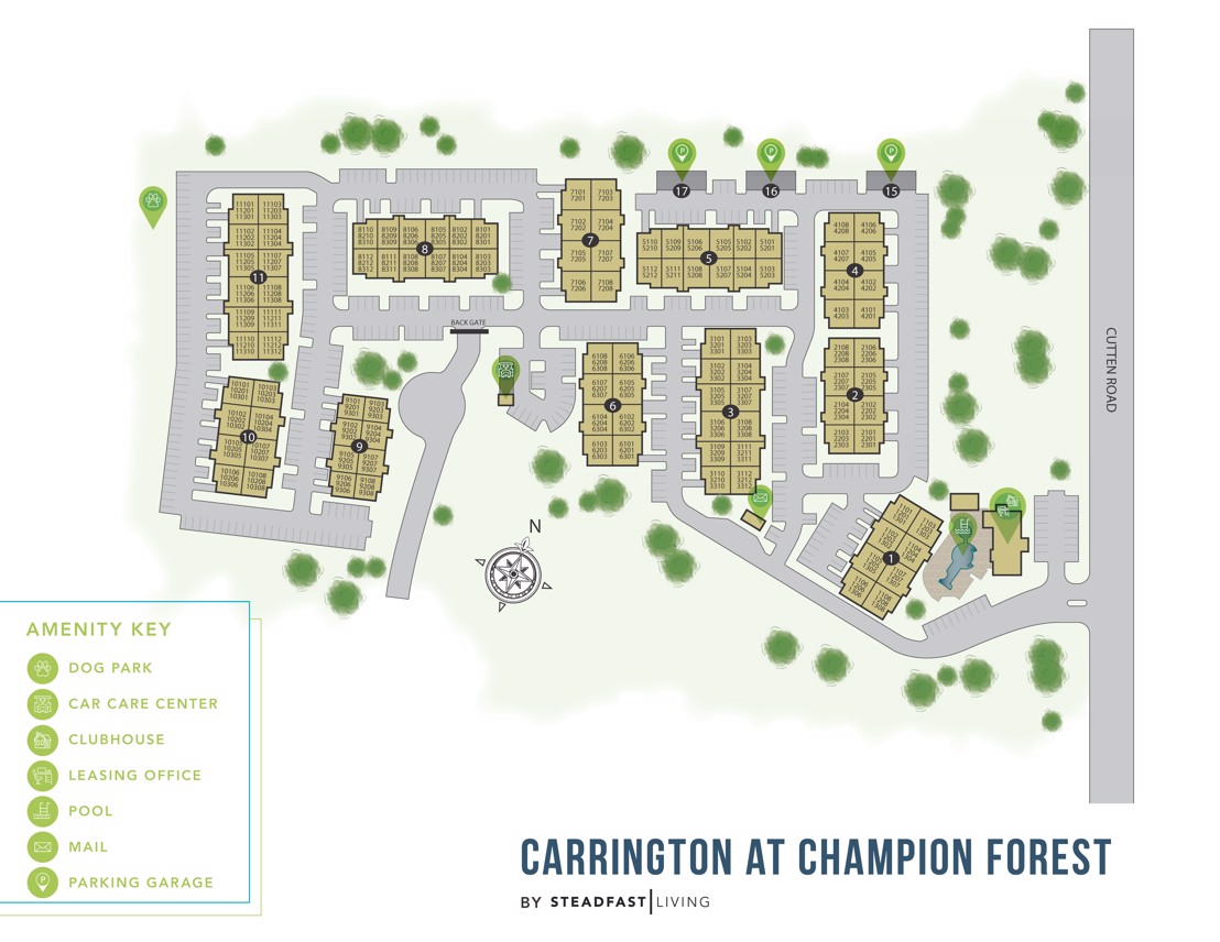 Carrington at Champion Forest - Community Map
